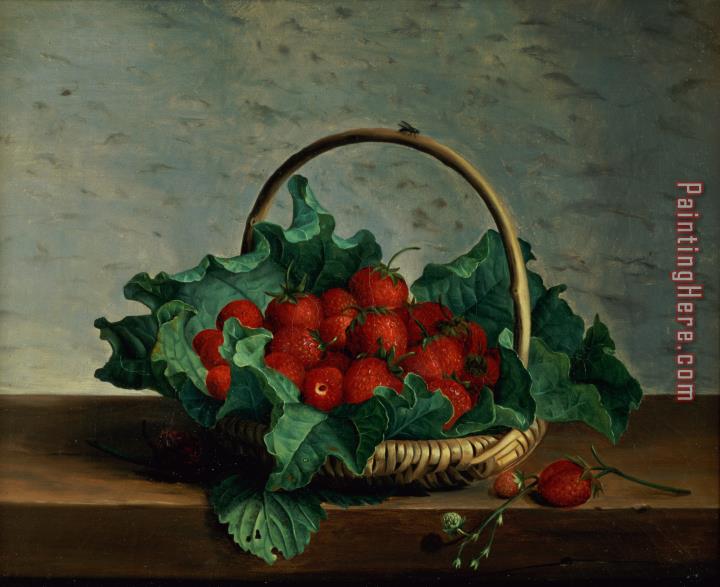 Johan Laurents Jensen Basket of Strawberries